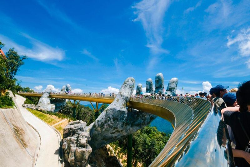 Danang - Ba Na Hills - Golden Bridge - Fantasy Park - Fly to Hanoi (B, L) - Joined tour 5